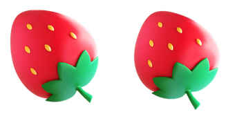 Pack de curseurs Strawberry 3D Emoji