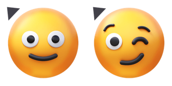 Winking Face 3D Emoji Cursor Pack