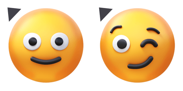 Winking Face 3D Emoji