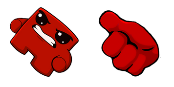 Pack de curseurs Super Meat Boy Games