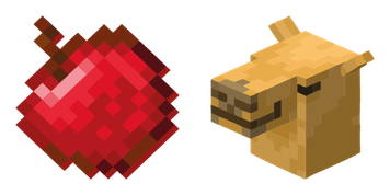 Apple And Camel Minecraft Cursor Pack