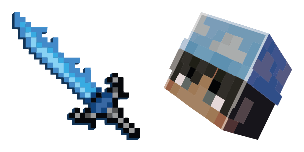 Blue Fire Sword Skin Minecraft