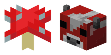 Mooshroom Сow Minecraft Cursor Pack