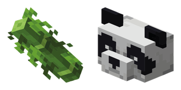 Paquete de Cursores Panda and Bamboo Minecraft