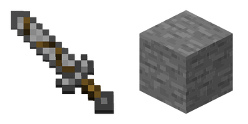 Stone Sword Minecraft Cursor Pack