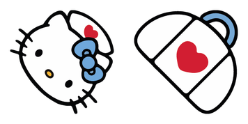 Hello Kitty Doctor Cursor Pack