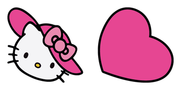 Hello Kitty In The Hat Cursor Pack