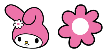 My Melody Pink Flower Hello Kitty Cursor Pack