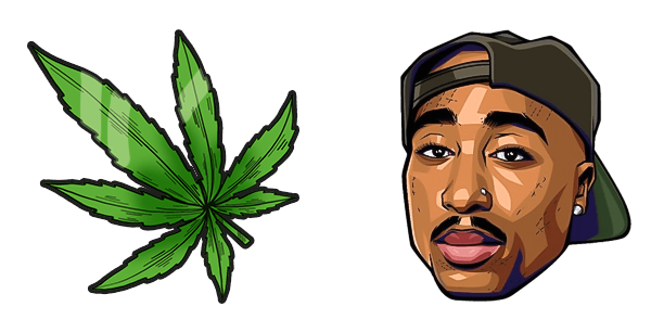 2Pac Marijuana Hip-Hop Rappers