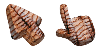 Feather Animal Skin Texture Cursor Pack