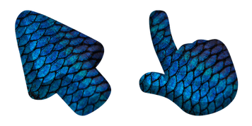 Fish Animal Skin Texture Cursor Pack