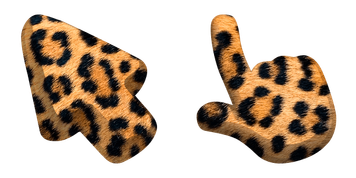 Leopard Animal Skin Texture Cursor Pack