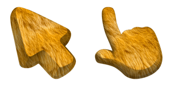 Lion Animal Skin Texture Cursor Pack