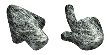 Wolf Animal Skin Texture Cursor Pack