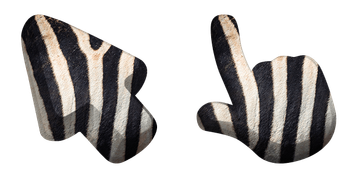 Zebra Animal Skin Texture курсор пак