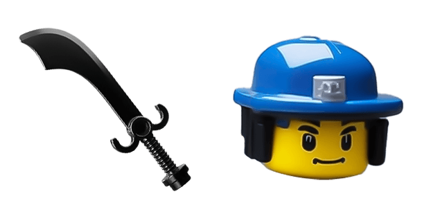 Blue Helmet Lego