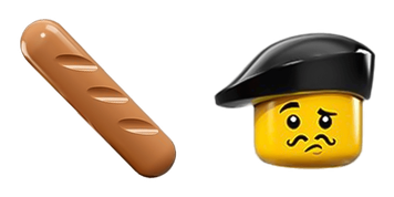 Pack de curseurs French With Baguette Lego