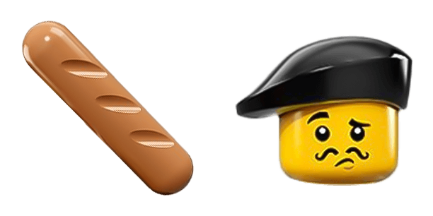 French With Baguette Lego