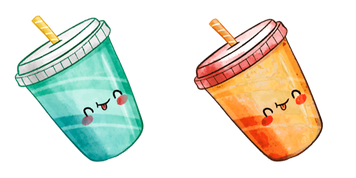 Pack de curseurs Soda Kawaii Food And Drinks