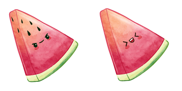 Pack de curseurs Watermelon Kawaii Food And Drinks