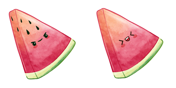Watermelon Kawaii Food And Drinks
