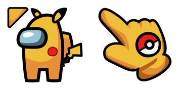 Pikachu impostor among us cursor Cursor Pack