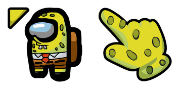 SpongeBob impostor among us cursor Cursor Pack