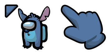 Stitch impostor among us cursor Cursor Pack