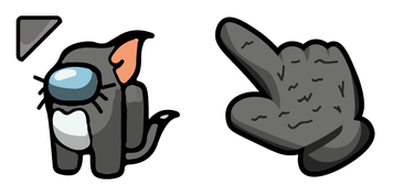 Cat Tomas impostor among us cursor Cursor Pack