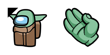 Baby yoda impostor among us cursor Cursor Pack