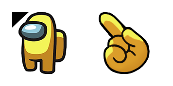 Yellow impostor among us cursor Cursor Pack