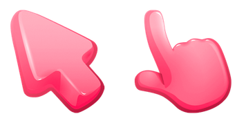 Crimson Pink Color Cursor Pack