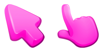 Pink Magenta Color Cursor Pack