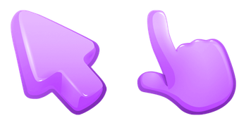 Purple Color Cursor Pack