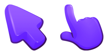 Violet Color Cursor Pack