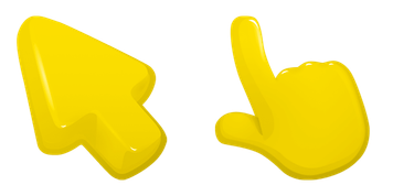 Yellow Color Cursor Pack