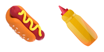 Pack de curseurs Hot Dog And Sauce 