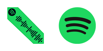 Spotify Logo & Code Cursor Pack