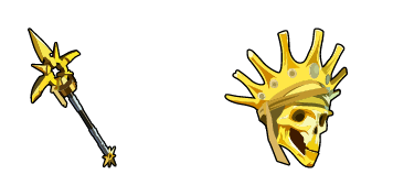 Fortnite Oro Skin & Gilded Scepter Pickaxe Cursor Pack