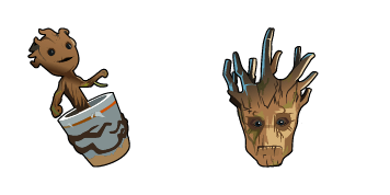 Fortnite Groot Skin & Sapling Groot Back Bling Cursor Pack