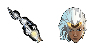 Fortnite Storm Skin & Hand of Lightning Cursor Pack