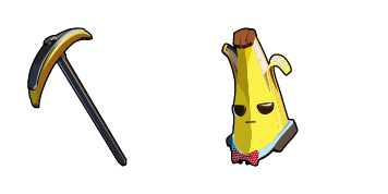 Fortnite Agent Peely Skin & Bananaxe Pickaxe Cursor Pack