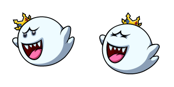 Super Mario King Boo Cursor Pack