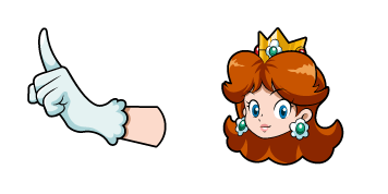 Super Mario Princess Daisy Cursor Pack