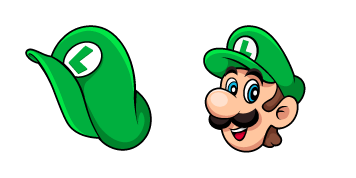 Super Mario Luigi & Hat Cursor Pack