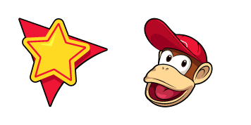 Super Mario Diddy Kong Cursor Pack