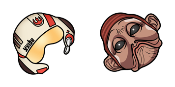 Star Wars Nien Nunb & Helmet Cursor Pack