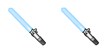 Star Wars Blue Lightsaber Animated