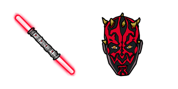 Star Wars Darth Maul & Lightsaber Cursor Pack