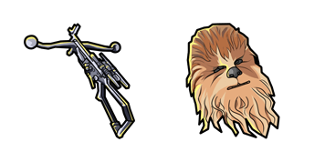 Star Wars Chewbacca & Bowcaster cute cursor